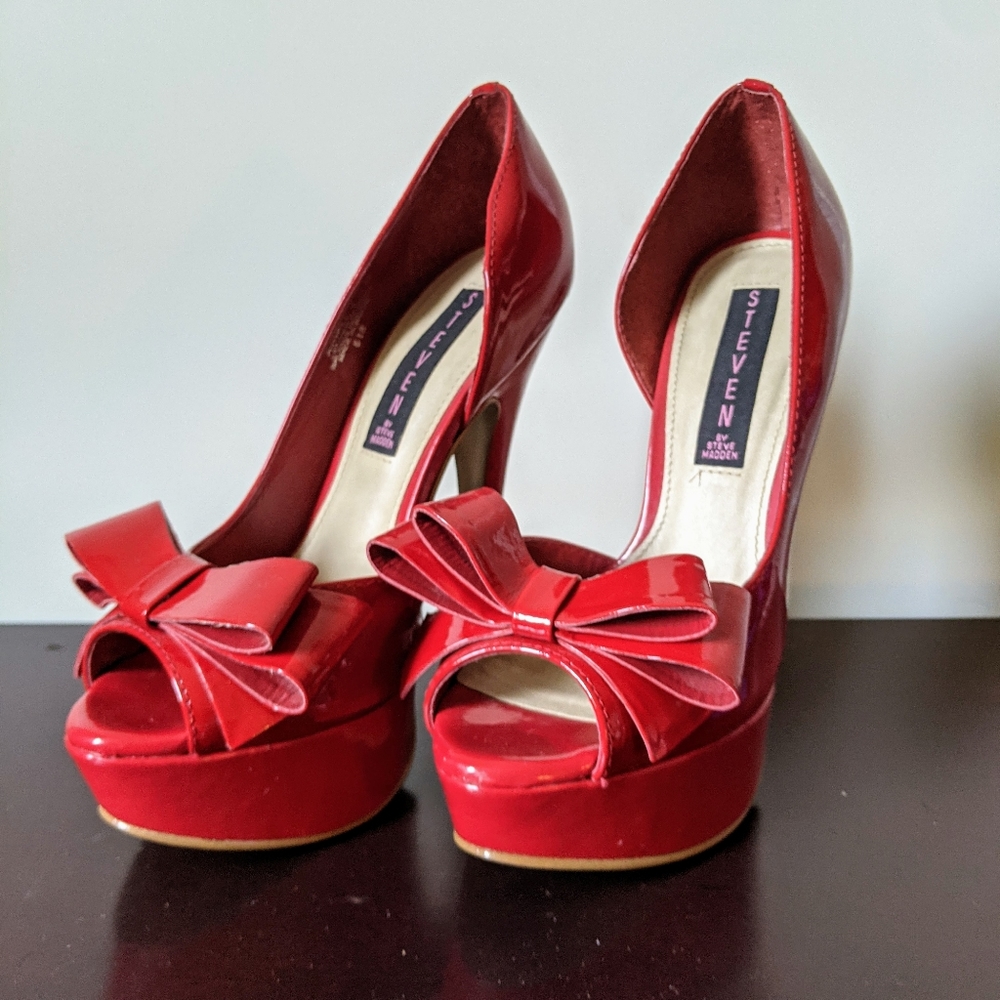Platform Red High Heels